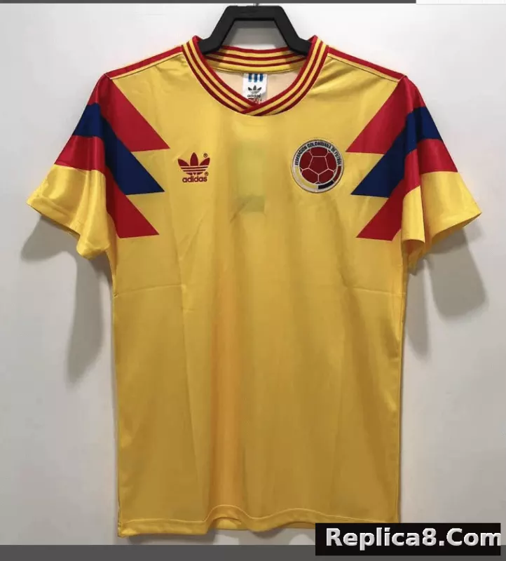 1990 Colombia Home Retro Jersey - detail