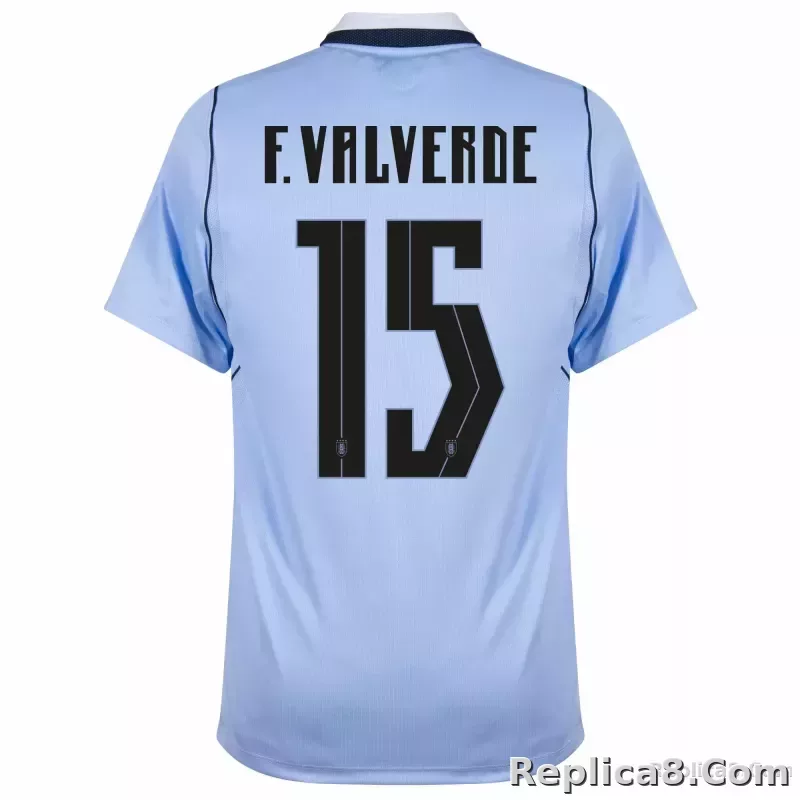Nike Uruguay Home F. Valverde 15 Shirt 2026-2027 (Fan Style Printing) - detail