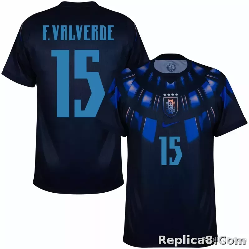 Nike Uruguay Away F. Valverde 15 Jersey 2026-2027 (Fan Style Printing)