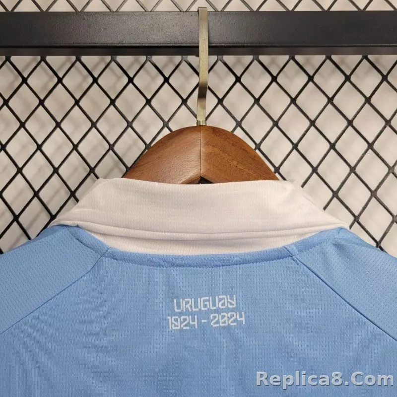 2024 Uruguay Copa America Home Soccer Jersey - detail