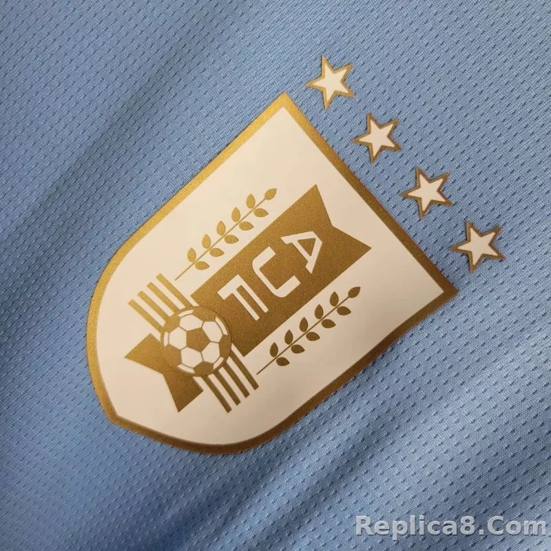 2024 Uruguay Copa America Home Soccer Jersey - detail