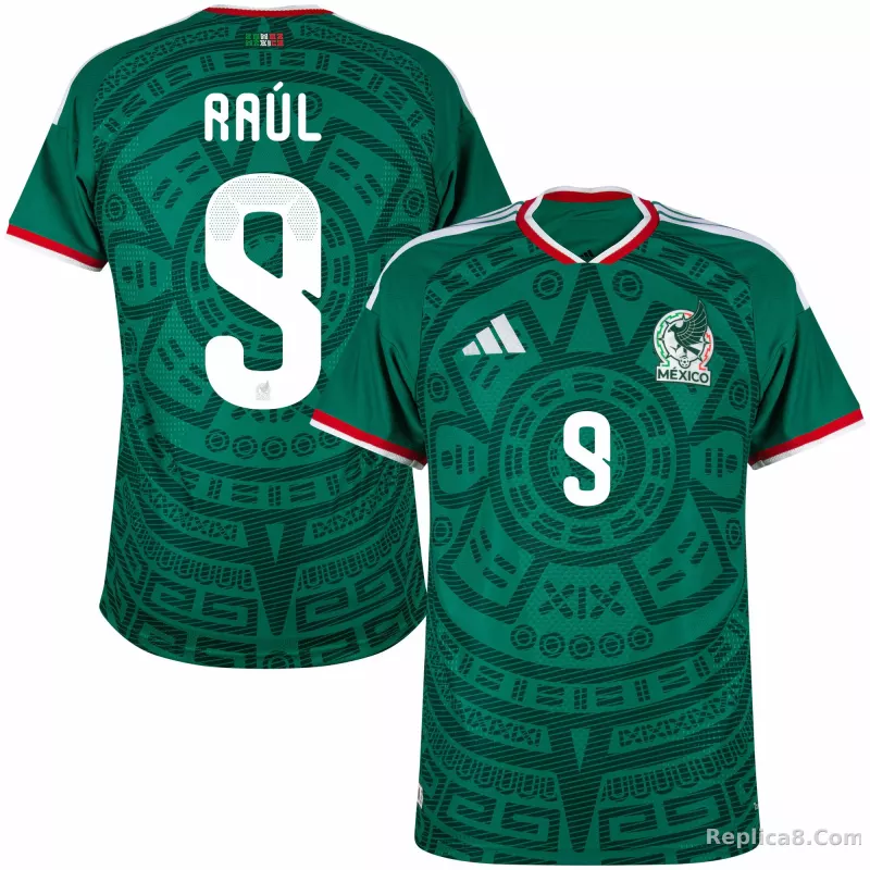 adidas Mexico Authentic Home Raúl 9 Jersey 2026-2027