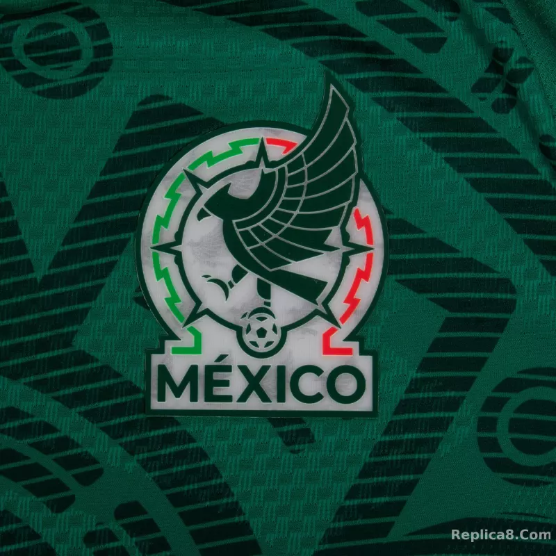 adidas Mexico Authentic Home Raúl 9 Jersey 2026-2027 - detail