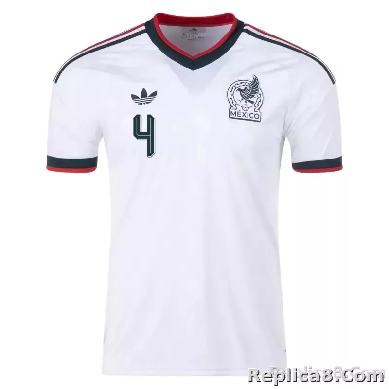 E.ÁLVAREZ #4 Mexico Away Jersey World Cup 2026 - detail