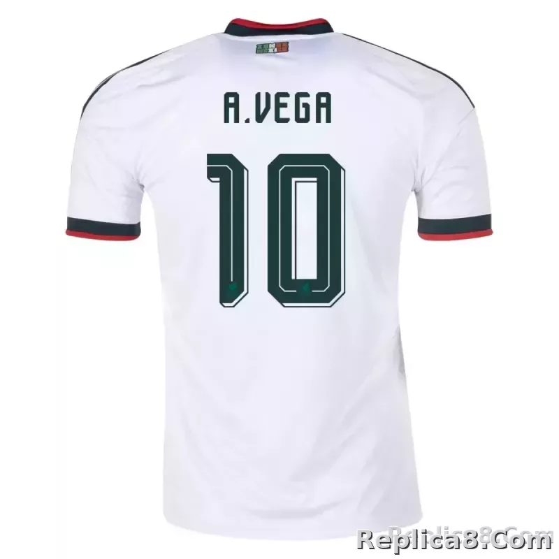 A.VEGA #10 Mexico Away Jersey World Cup 2026