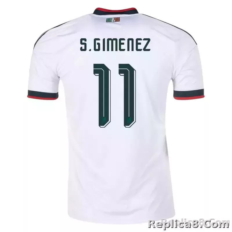 S.GIMENEZ #11 Mexico Away Jersey World Cup 2026