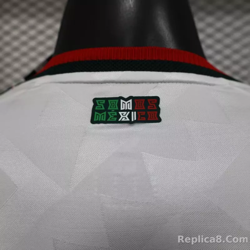 2026 Mexico World Cup Away Soccer Jersey Player Version Long Sleeve - detail