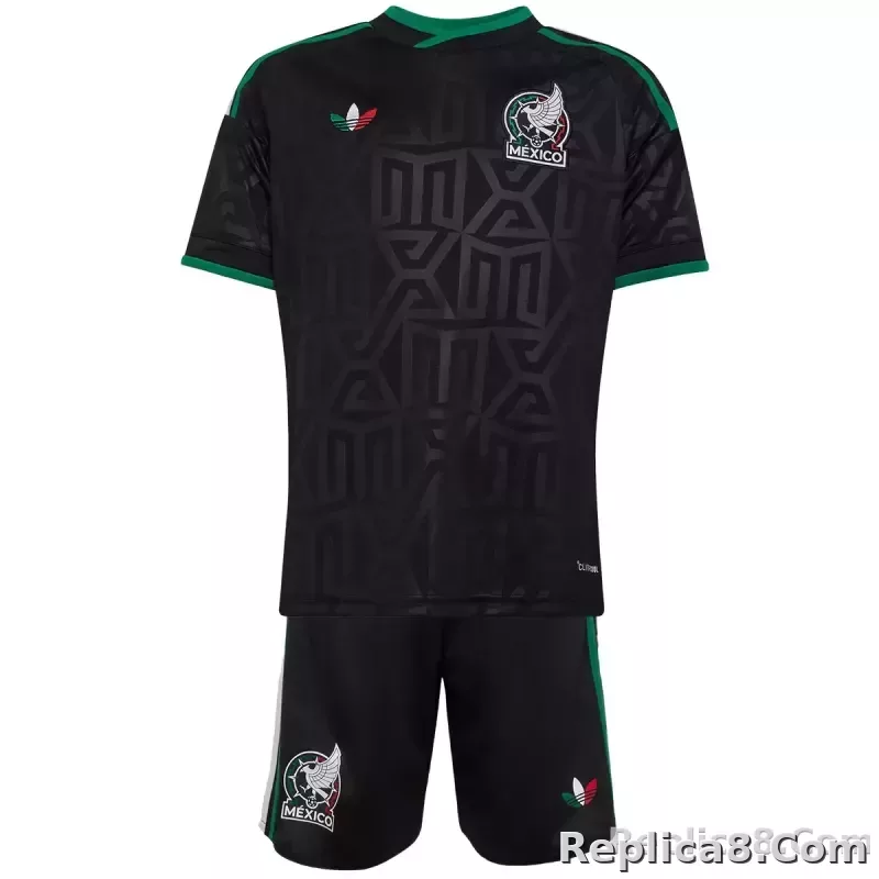 2026 Mexico World Cup Third Away Kids Kit Jersey+Shorts