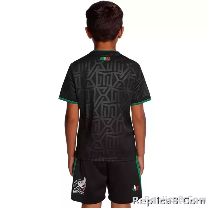 2026 Mexico World Cup Third Away Kids Kit Jersey+Shorts - detail