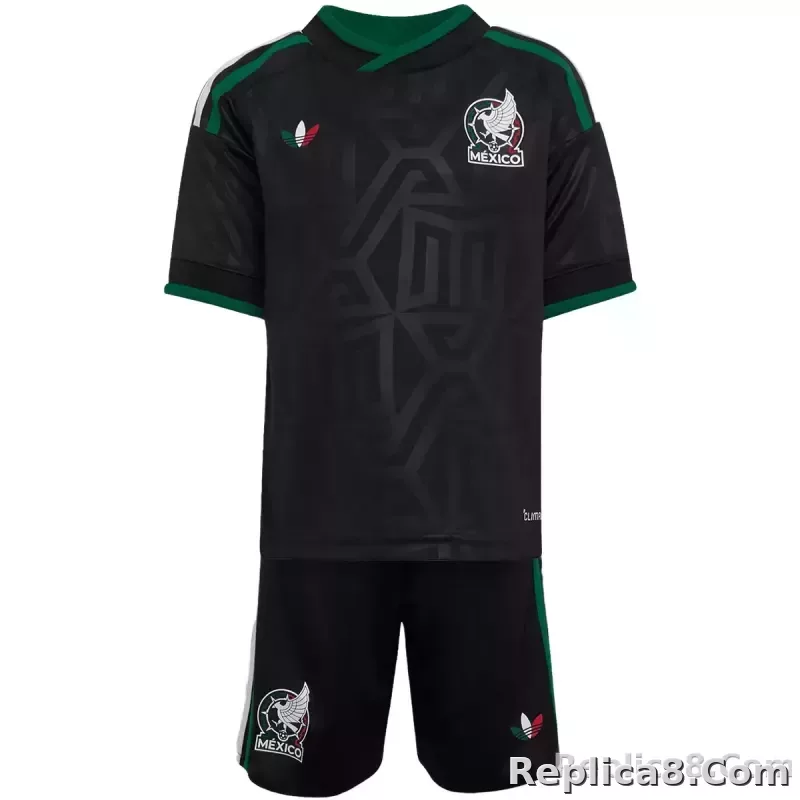 2026 Mexico World Cup Third Away Kids Kit Jersey+Shorts - detail