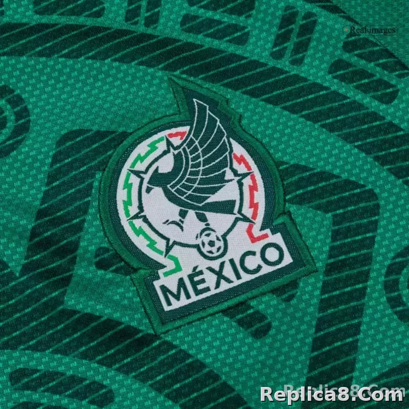 2026 Mexico World Cup Home Kids Full Kit Jersey+Shorts+Socks - detail