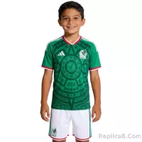 2026 Mexico World Cup Home Kids Kit Jersey+Shorts - view 4