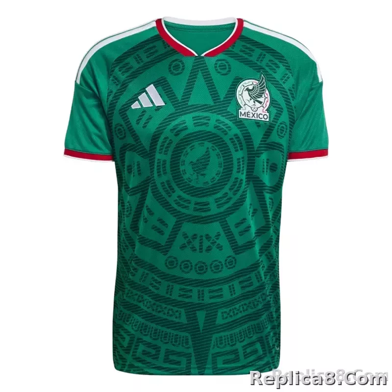 2026 Mexico World Cup Home Soccer Full Kit Jersey+Shorts+Socks - detail