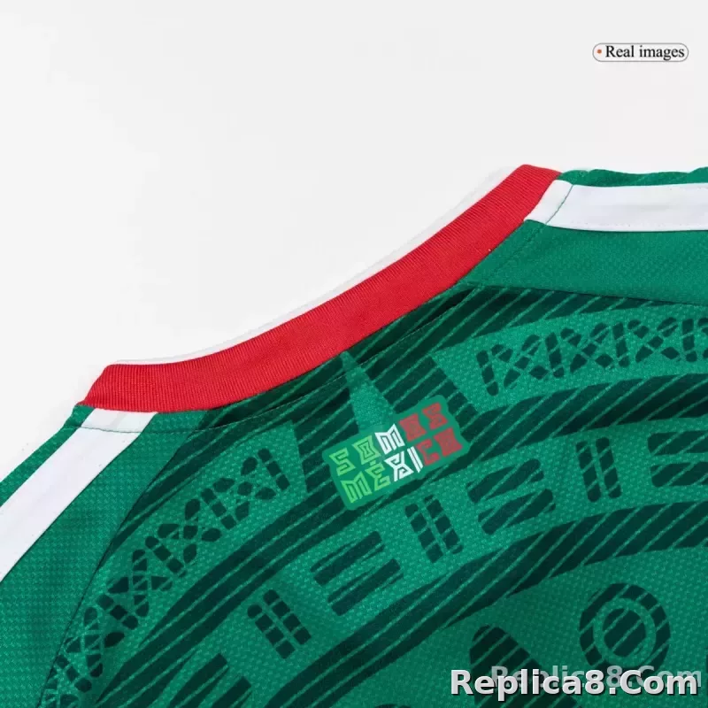 2026 Mexico World Cup Home Soccer Full Kit Jersey+Shorts+Socks - detail
