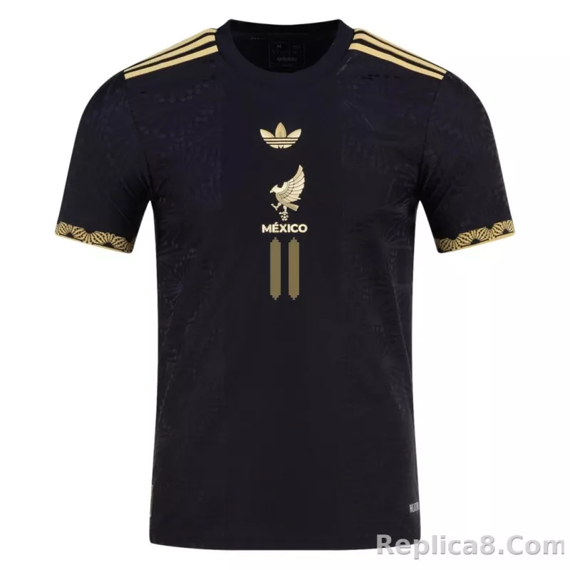 S. GIMENEZ #11 Mexico black Special Player Version Jersey Gold Cup 2025 - detail