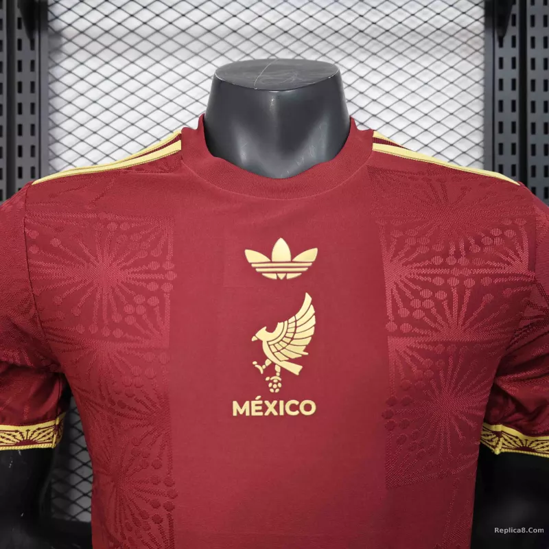 25-26 Mexico Red Special Player Version Jersey - detail