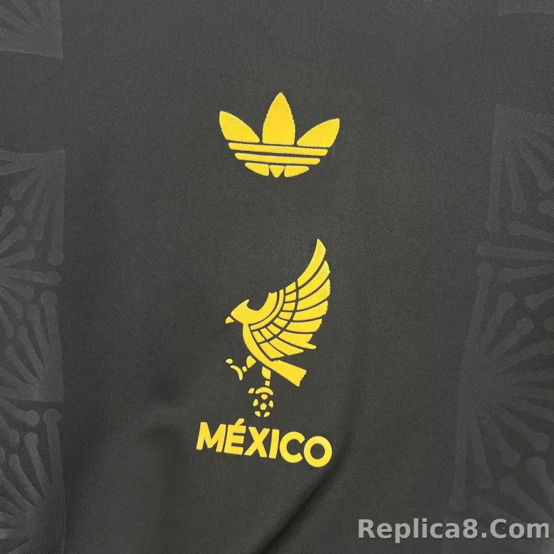 25-26 Mexico black Special Soccer Jersey - detail