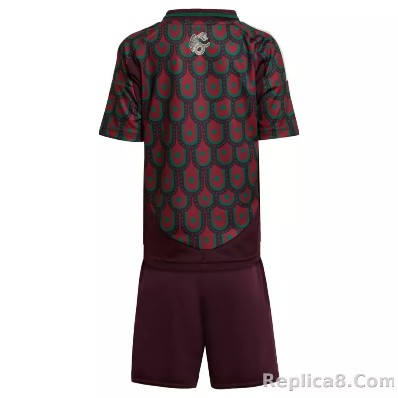 2024 Mexico  Copa America Home Kids Kit Jersey+Shorts - detail
