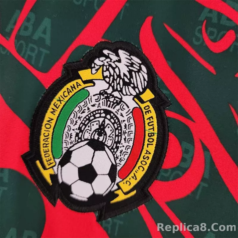 1997 Mexico Fourth Away Retro Jersey - detail