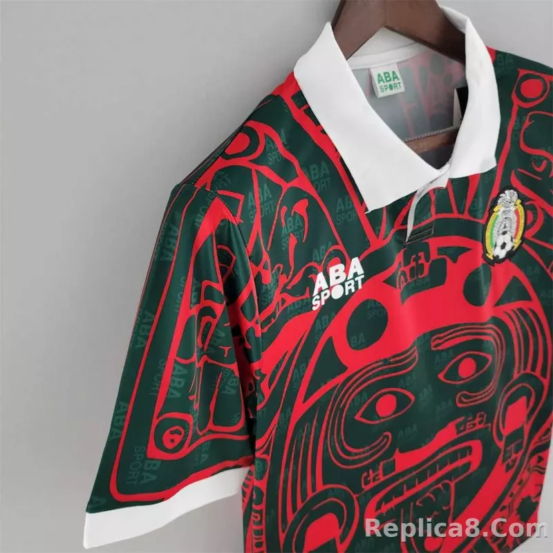 1997 Mexico Fourth Away Retro Jersey - detail
