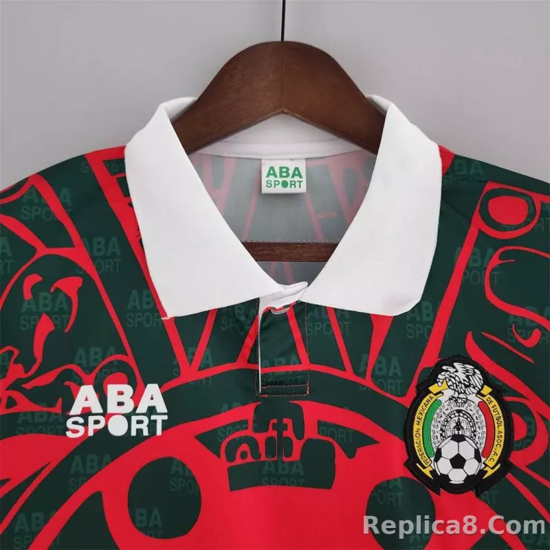 1997 Mexico Fourth Away Retro Jersey - detail
