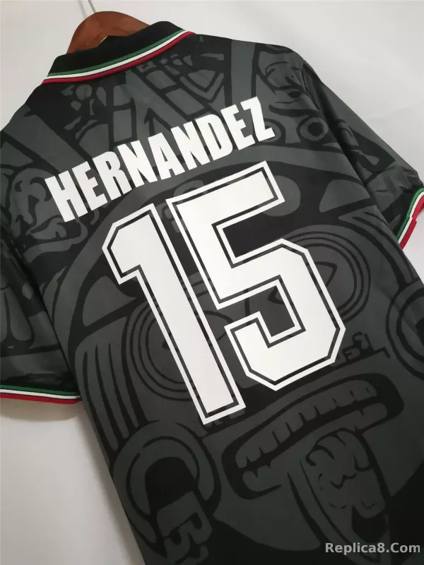 1998 Mexico World Cup Third Away Retro Jersey - detail