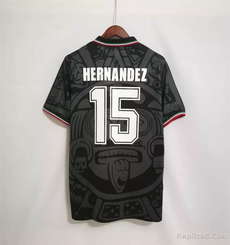 1998 Mexico World Cup Third Away Retro Jersey - detail