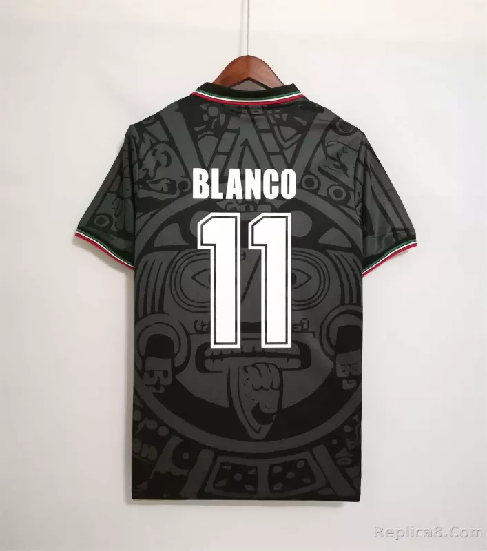 1998 Mexico World Cup Third Away Retro Jersey - detail