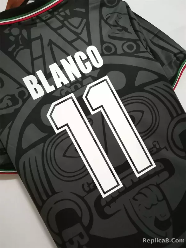1998 Mexico World Cup Third Away Retro Jersey - detail