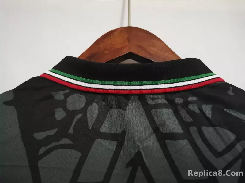 1998 Mexico World Cup Third Away Retro Jersey - detail