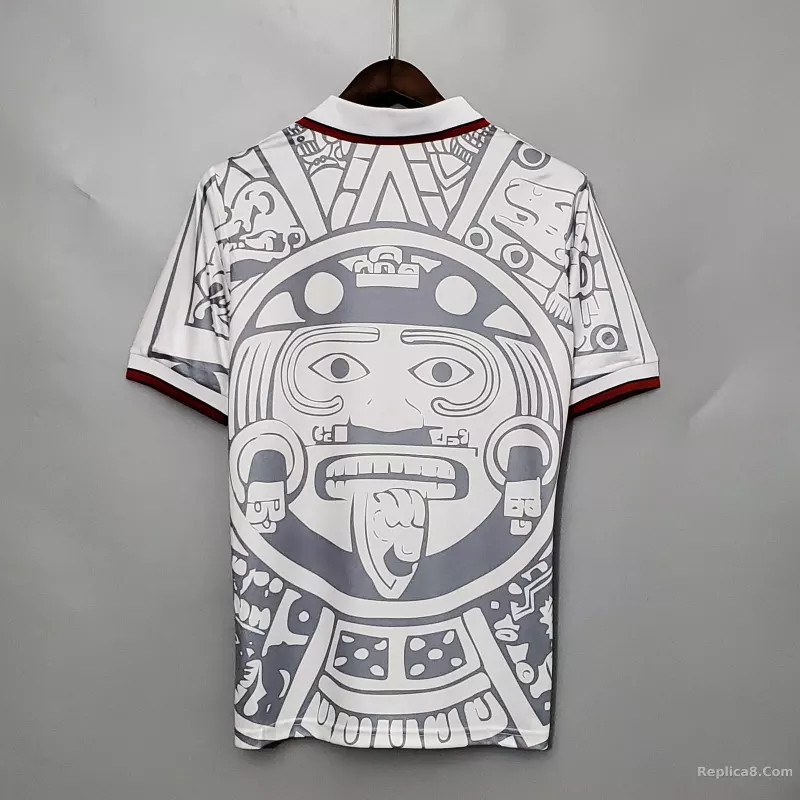 1998 Mexico World Cup Away Retro Jersey - detail