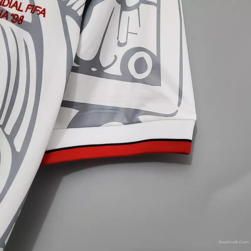 1998 Mexico World Cup Away Retro Jersey - detail