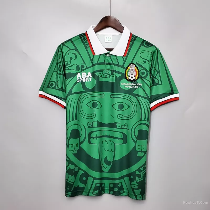 1998 Mexico World Cup Home Retro Jersey