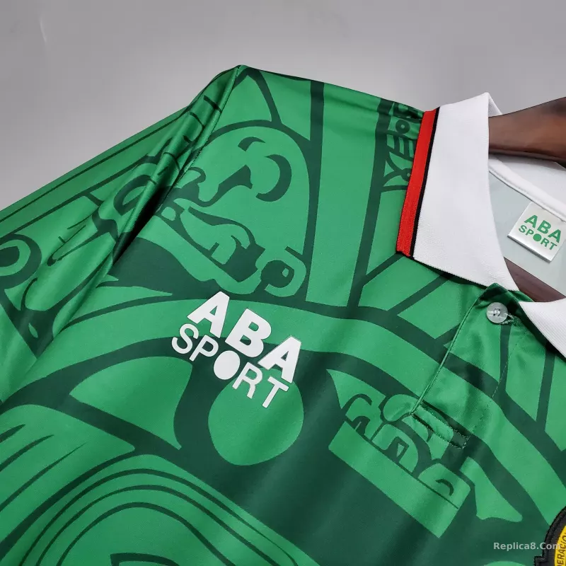 1998 Mexico World Cup Home Retro Jersey - detail