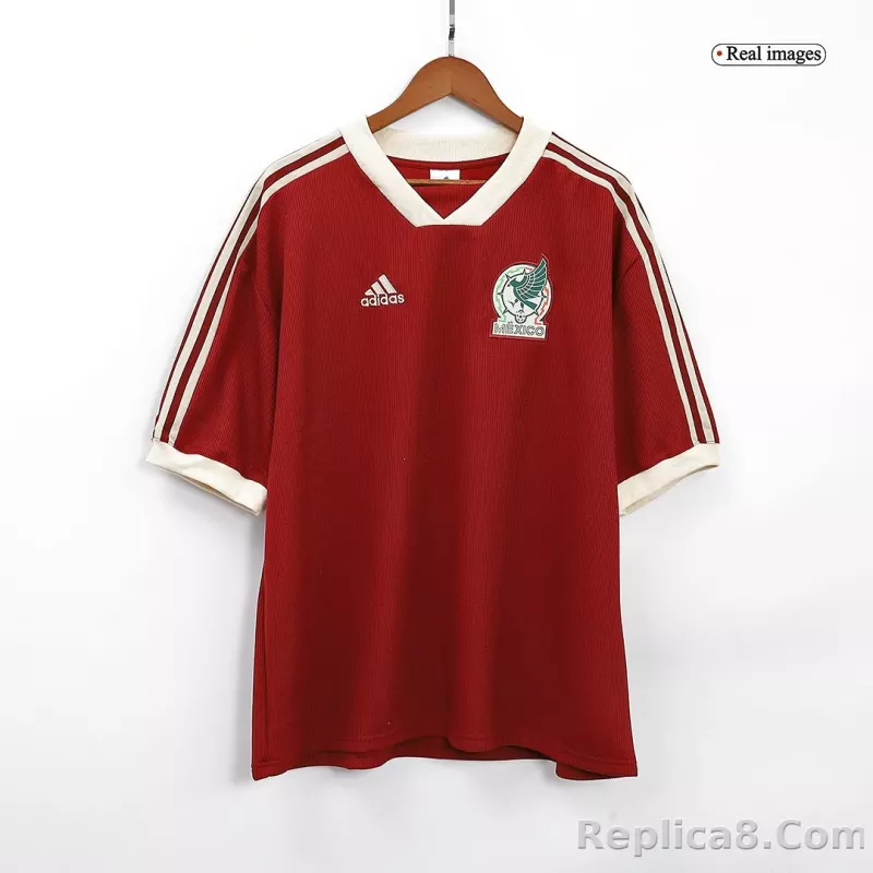 2022 Mexico National Team Burgundy Icon Jersey - detail