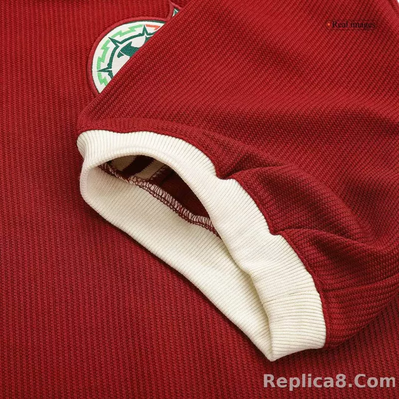 2022 Mexico National Team Burgundy Icon Jersey - detail