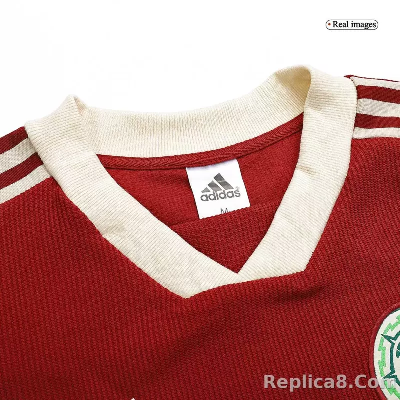 2022 Mexico National Team Burgundy Icon Jersey - detail