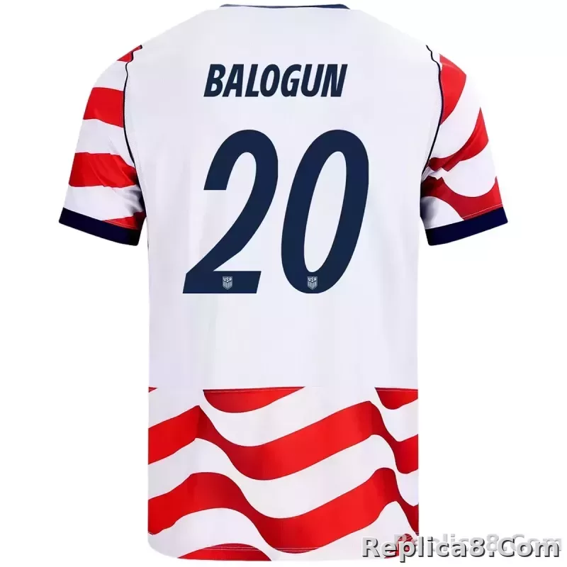 Balogun #20 USMNT Home Jersey World Cup 2026