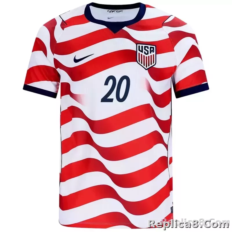 Balogun #20 USMNT Home Jersey World Cup 2026 - detail