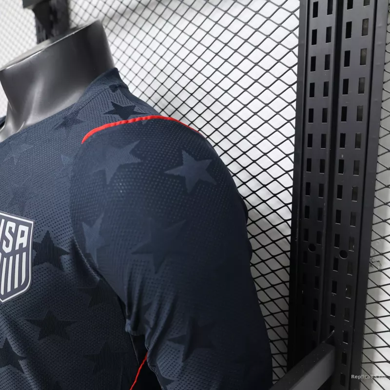 2026 USA Away World Cup Soccer Match Jersey Long Sleeve - detail