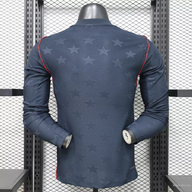 2026 USA Away World Cup Soccer Match Jersey Long Sleeve - detail