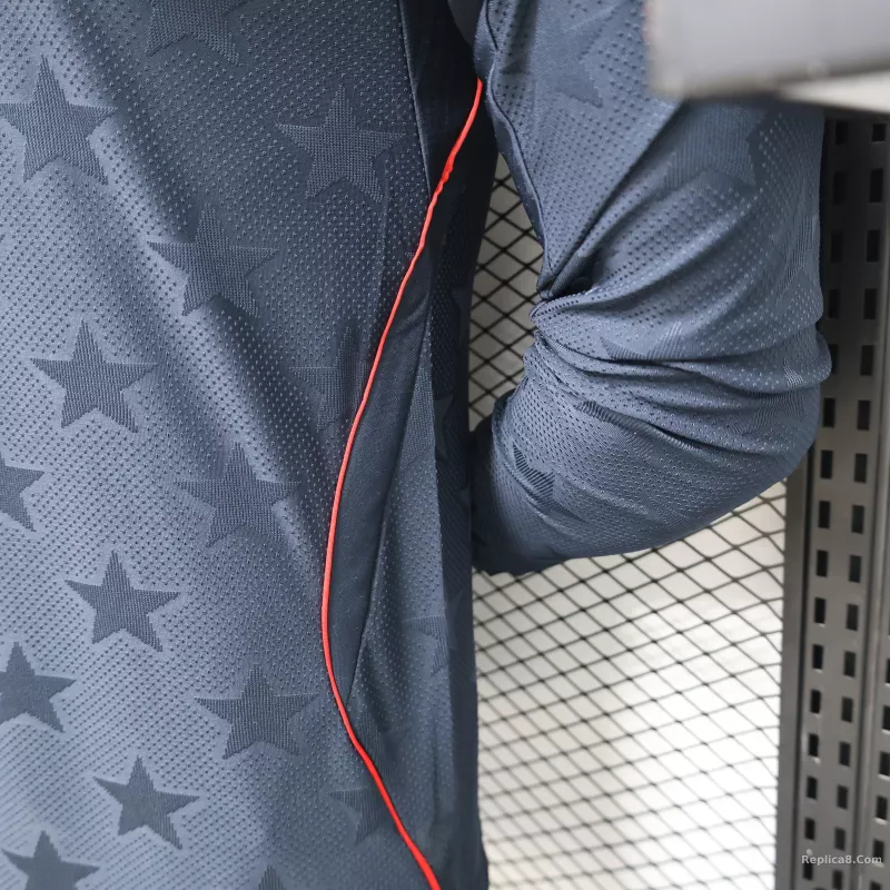 2026 USA Away World Cup Soccer Match Jersey Long Sleeve - detail