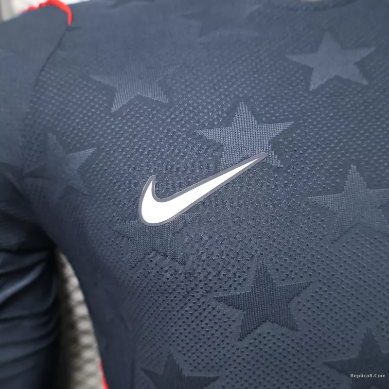 2026 USA Away World Cup Soccer Match Jersey Long Sleeve - detail