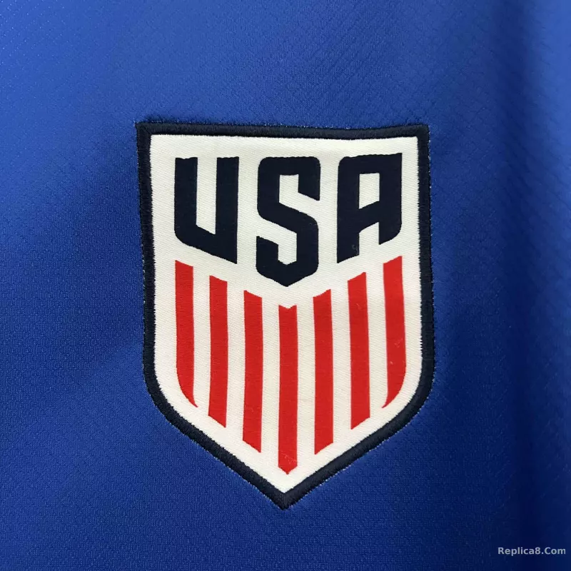 Pulisic #10  USMNT Copa America Away Soccer Jersey 2024 - detail