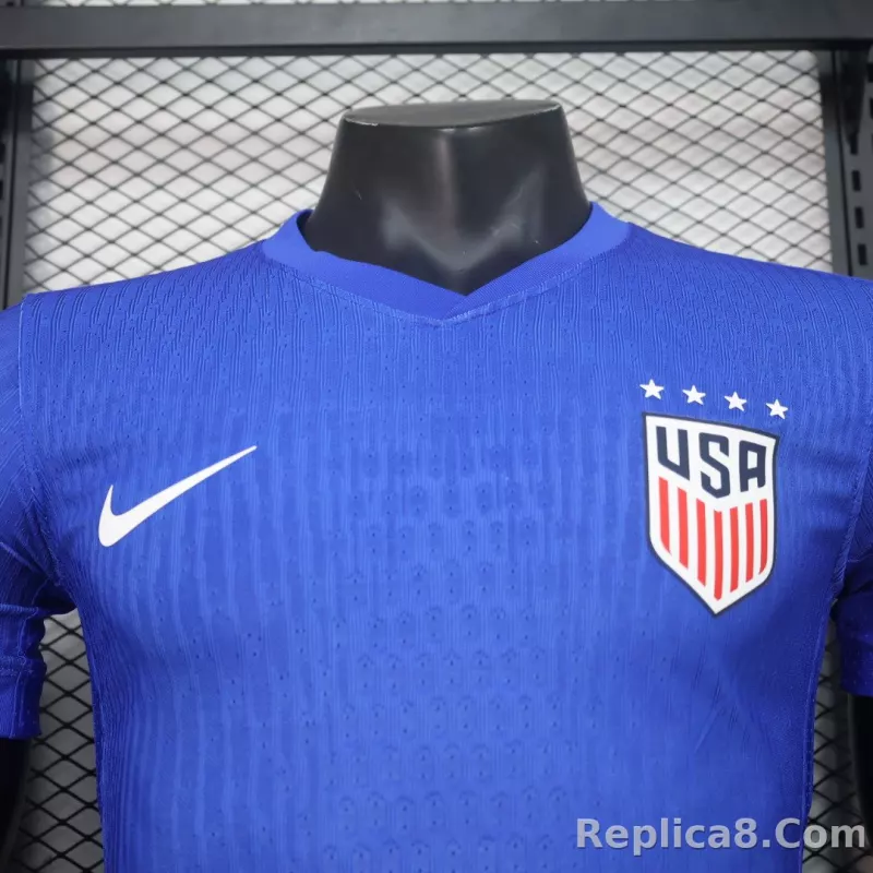 2024 USMNT Copa America Away Soccer Jersey Player Version - detail