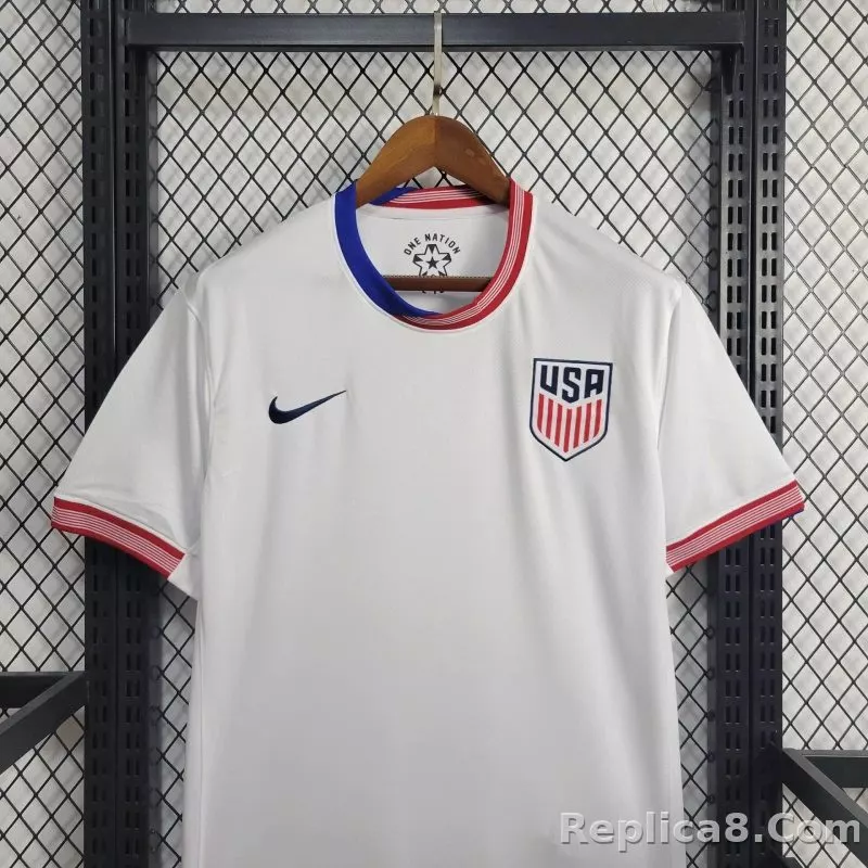 Pulisic #10 USMNT Copa America Home Soccer Jersey 2024 - detail