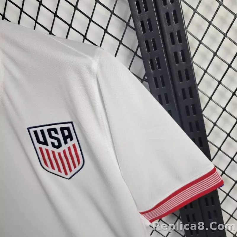 Pulisic #10 USMNT Copa America Home Soccer Jersey 2024 - detail