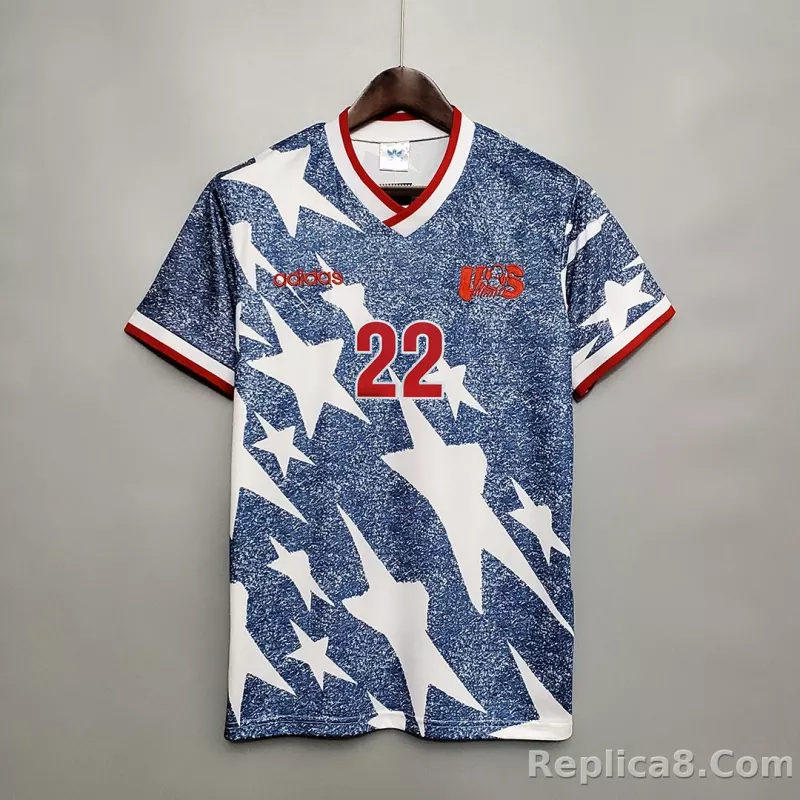 1994 USA World Cup Away  Retro Jersey - detail