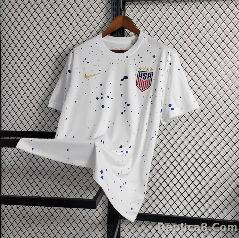 2023 US  World Cup Home Fan Edition Soccer Jersey - detail