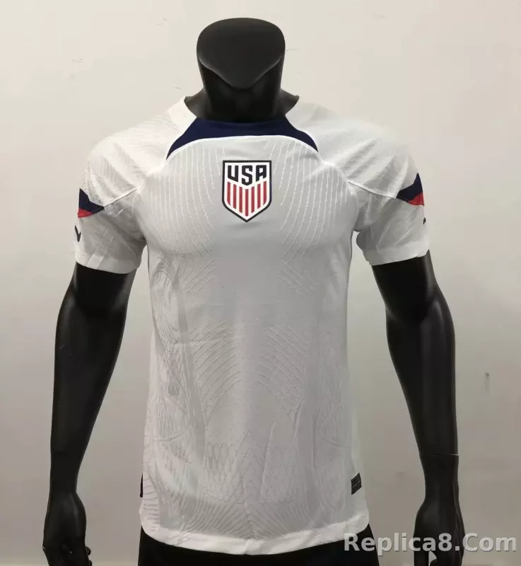 2022 US  World Cup Home Player Edition Soccer Jersey
